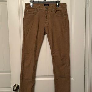 J. Crew Men's Corduroy Pants in Tan